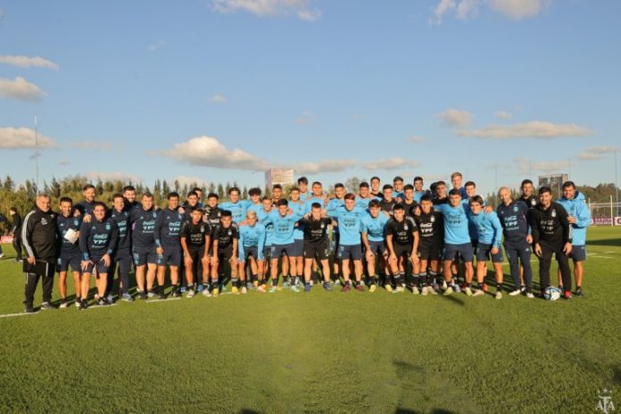 La Selección sub 20 se entrenó pensando en Japón.