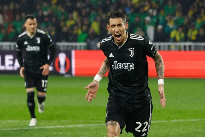 Ángel Di María se despidió de la Juventus.